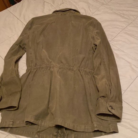 Free People army green utility jacket - Picture 4 of 7